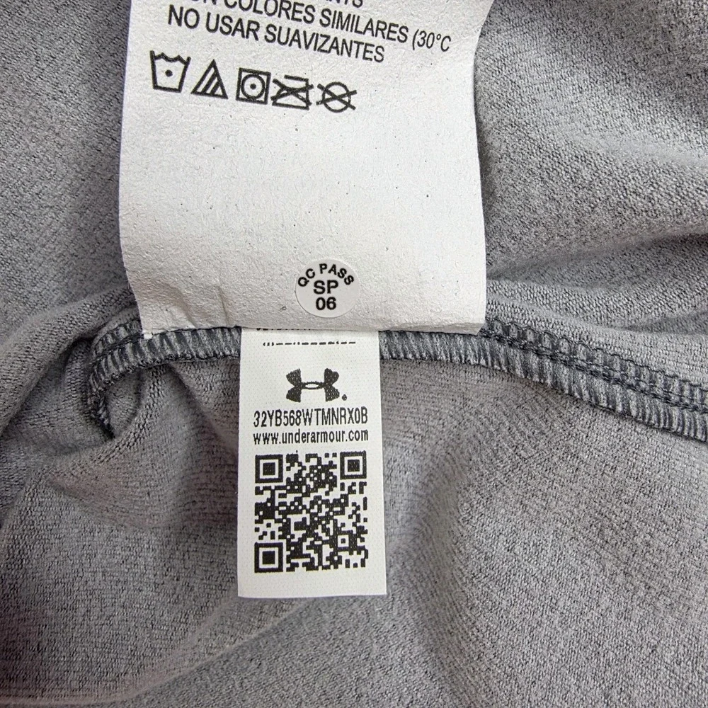 NWT Under Armour ColdGear Fitted Mock Base Layer Women's Large Charcoal Shirt - Picture 11 of 15